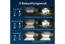 skelo Solarleuchte mit Bewegungsmelder 204 LEDs Schwarz Bild 1