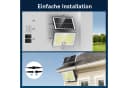 skelo Solarleuchte mit Bewegungsmelder 204 LEDs Schwarz Bild 4