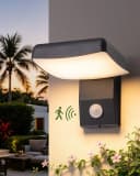 EDISHINE LED Außen-Wandleuchte Schwarz 350° drehbar Bild 2