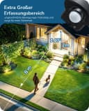 EDISHINE LED Wandstrahler mit Bewegungsmelder, 900 Lumen, 6500K Bild 3