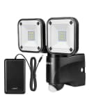 EDISHINE LED Wandstrahler Bewegungsmelder Batterie Schwarz Bild 2
