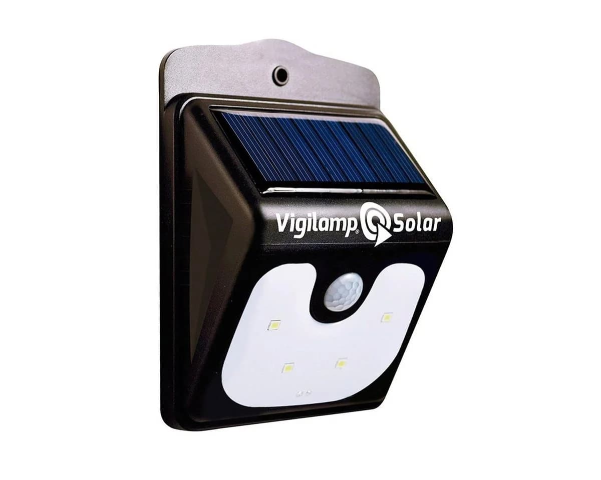 Best Direct® Vigilamp Solarleuchte mit Bewegungssensor, 4 LEDs, Schwarz, IP44 - Bild 2