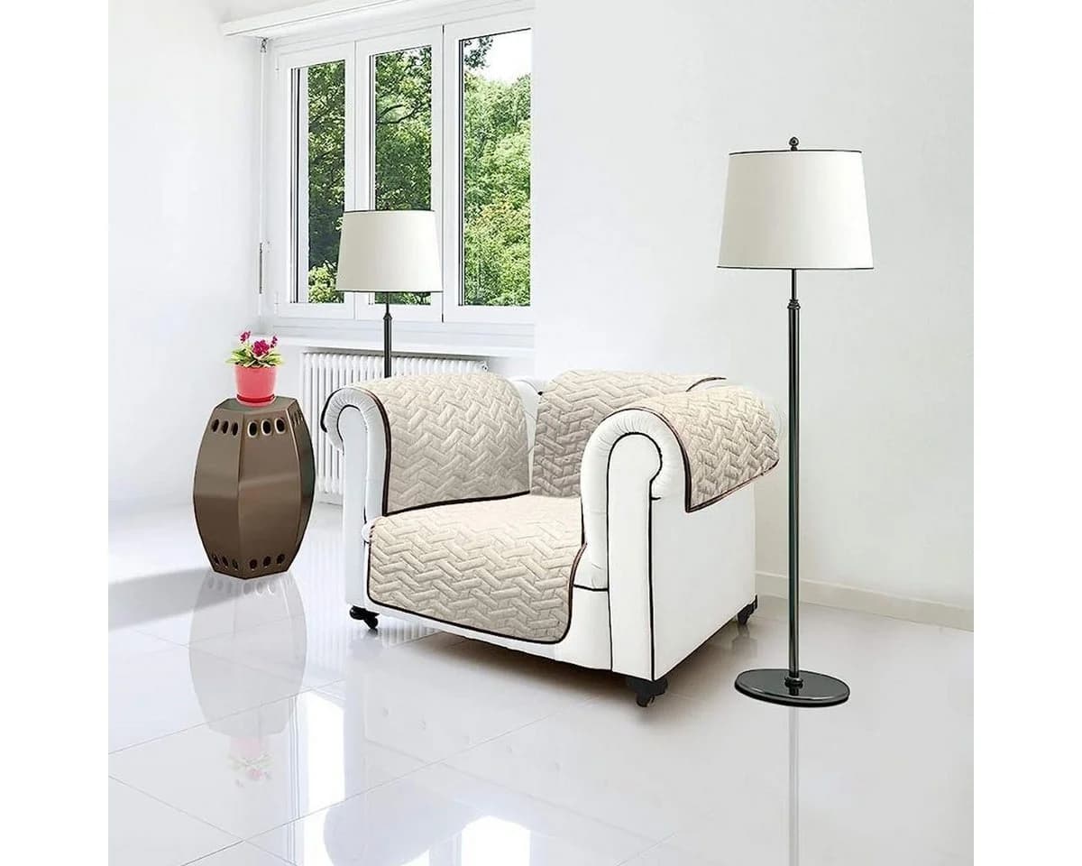 Starlyf Sofaschoner wasserabweisend wendbar braun/beige