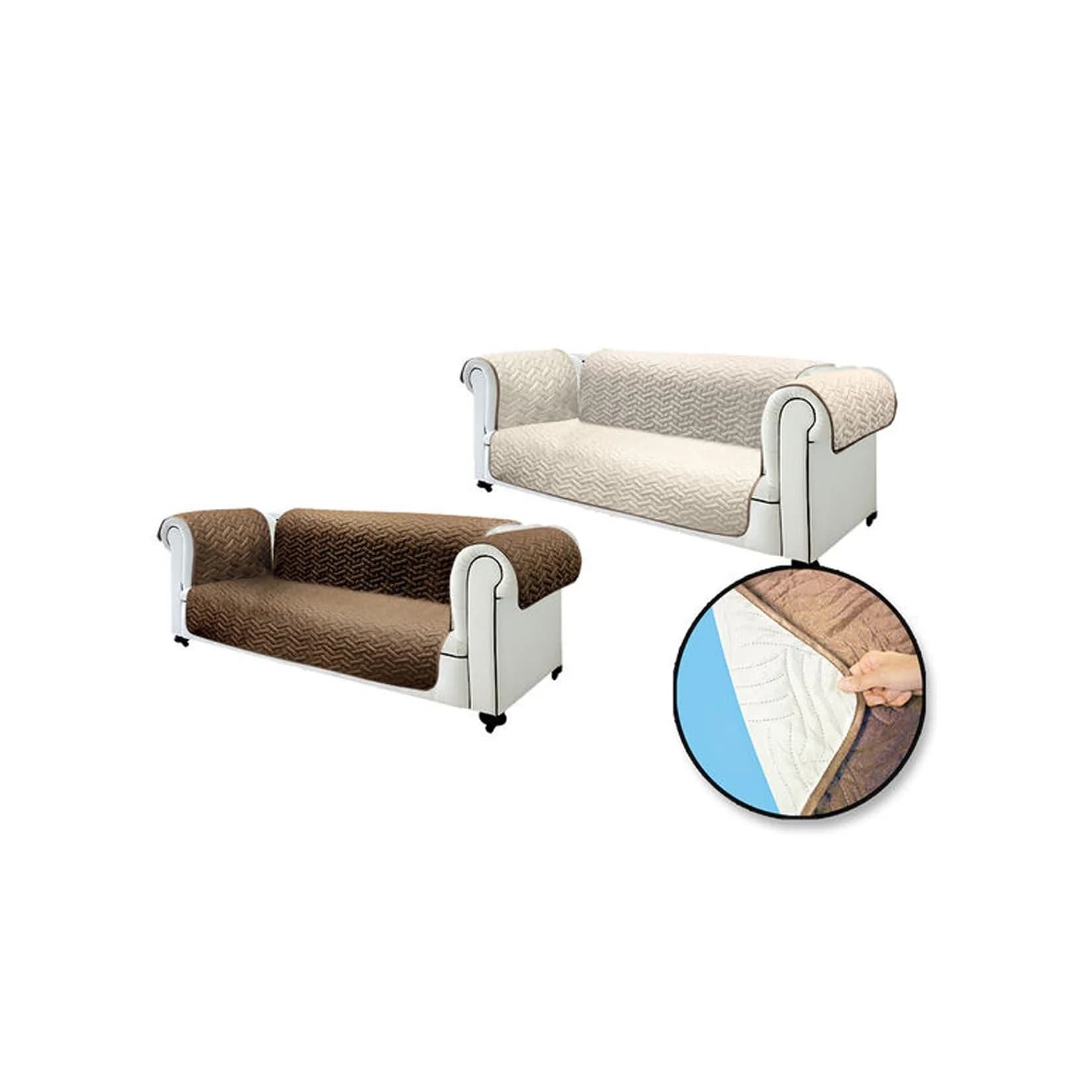 Starlyf® 3 Sitzer Sofaschoner Wasserabweisend Wendbar