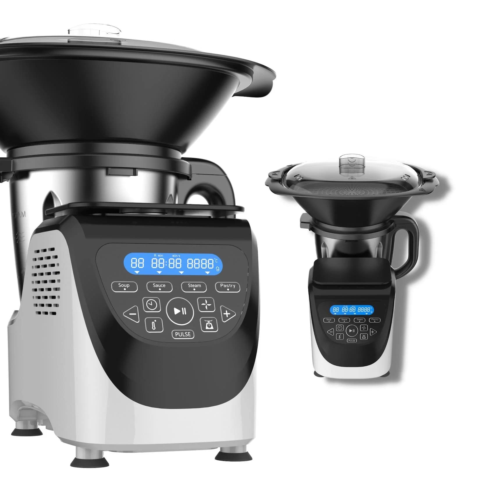 Best Direct Küchenmaschine mit Kochfunktion Mixer Dampfgarer Chef-O-Matic Kitchen Robot