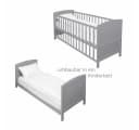 Puckdaddy GmbH Babybett Mika 140x70cm Weiß Umbaubar zum Juniorbett Bild 4