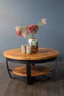 Sitheim-Europe Couchtisch Austin Mangoholz Rund Bild 2