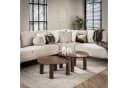 Sitheim-Europe Couchtisch Maya Teak dreieckig Set 2-tlg. Dunkelbraun Bild 2