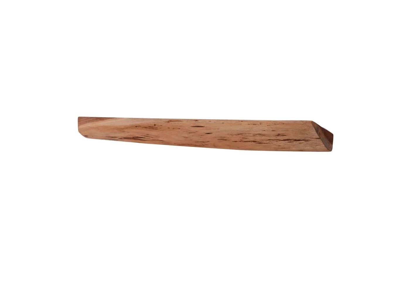 Sitheim-Europe Wandregal Edge 60cm Set aus 3 Massiv Akazie Baumkante - Bild 3