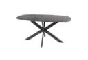 Sitheim-Europe Esstisch ONYX CROSS Oval Melamin graphite Bild 3