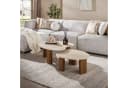 Sitheim-Europe CERAMO 2er Set Couchtisch Keramik Braun Beige Bild 2