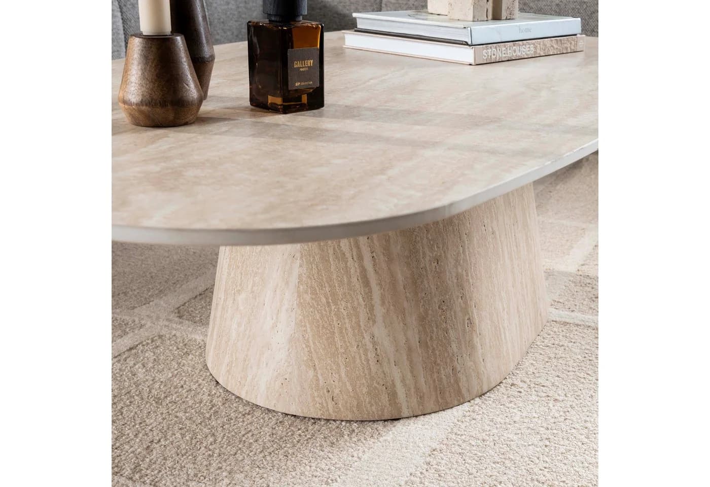 Sitheim-Europe Couchtisch Centro 135cm Keramik Travertinoptik - Bild 4