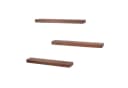 Sitheim® Wandregal-Set 3-tlg. Akazienholz Braun Massivholz Bild 3