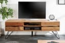 Sitheim-Europe Lowboard TV-Board Massive Akazie Metallfüße Bild 1