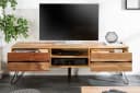 Sitheim-Europe Lowboard TV-Board Massive Akazie Metallfüße Bild 3