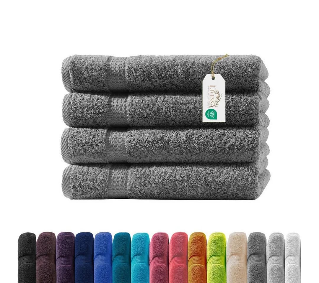 Livessa Handtuch 50x100 cm Baumwolle 500 g/m² - Bild 2