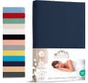 Livessa Spannbettlaken 100% Baumwolle Jersey Rundumgummizug 30 cm Steghöhe Bild 2