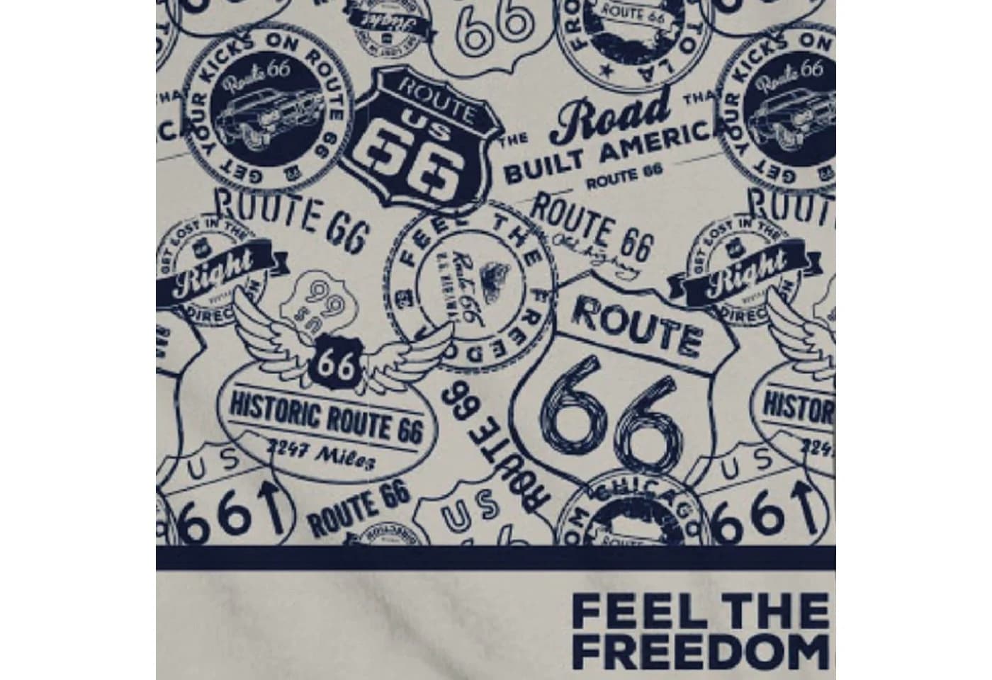 ESPiCO Strandtuch Route 66 Feel the Freedom Grau/Schwarz/Weiß - Bild 4