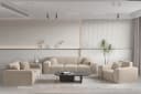 Fun Möbel Polstergarnitur Sofaset Designersofa CELES Premium 3-2-1 in Stoff Bild 1