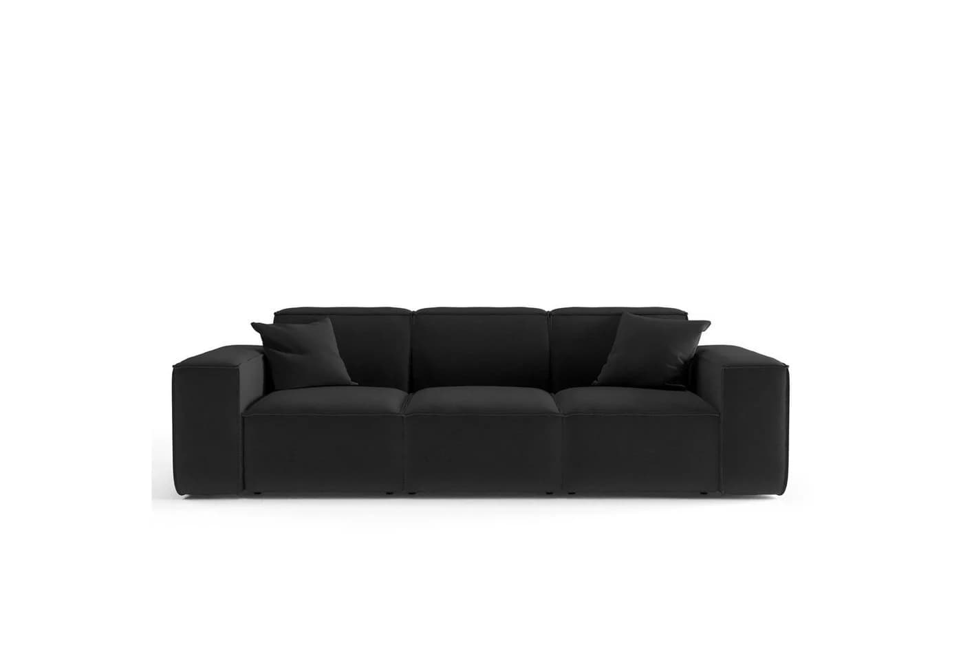 Fun Möbel Designersofa CELES PREMIUM 3-Sitzer Beige Stoff - Bild 4