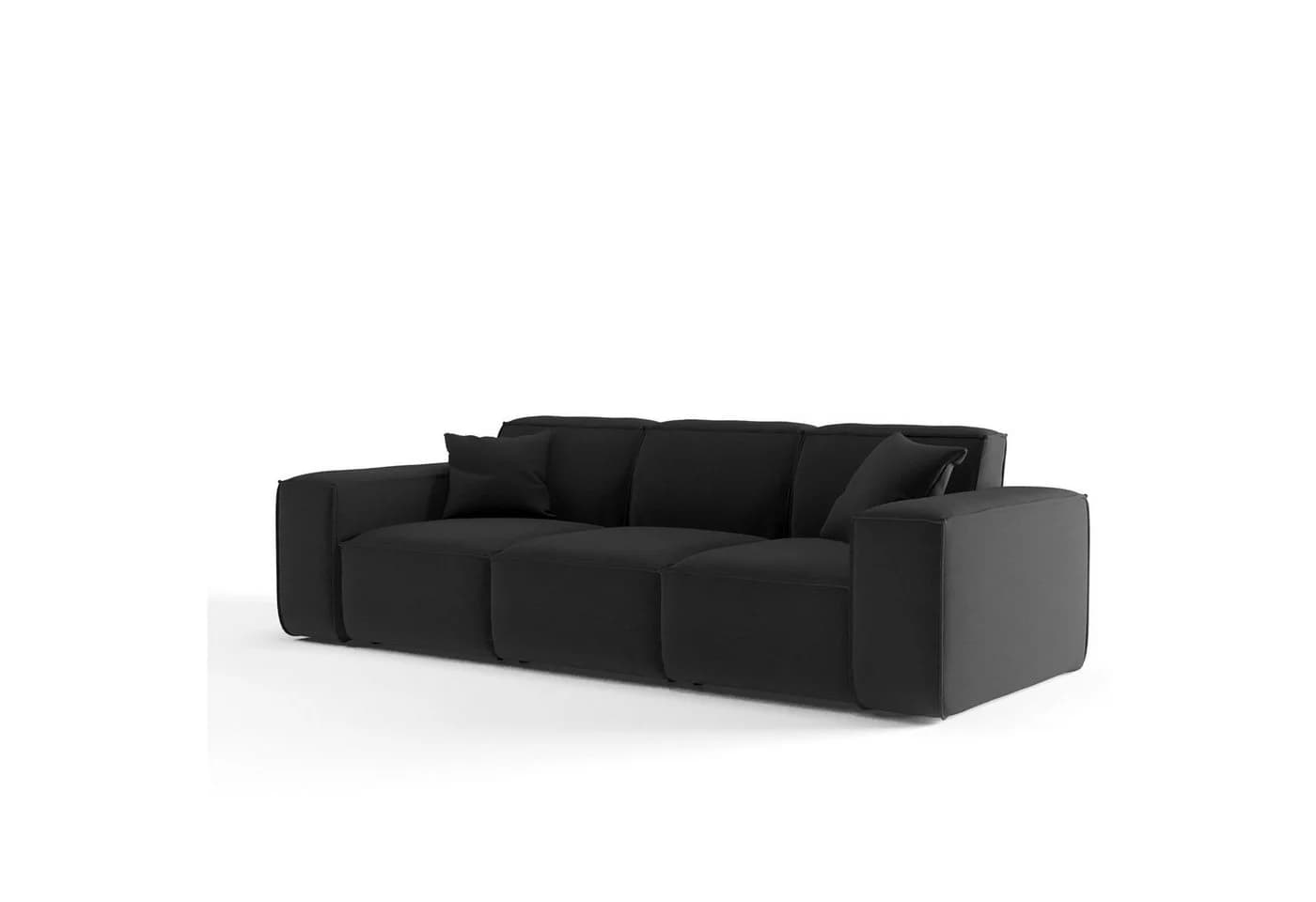 Fun Möbel Designersofa CELES PREMIUM 3-Sitzer Beige Stoff - Bild 5