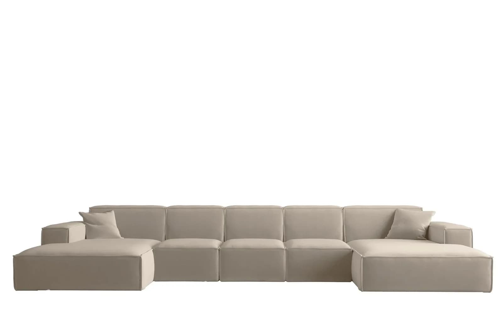 Opulente U-Form Wohnlandschaft mit Polsterung