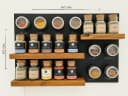 wood4hood Gewürzregal MAGNET Spar-Set Magnetische Eichenregale Bild 1