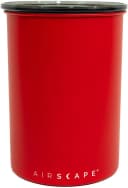 AIRSCAPE Vorratsdose Edelstahl Kunststoff Rot mit Ventil-Deckel Bild 2
