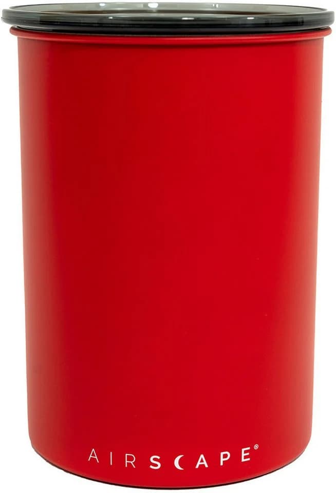 AIRSCAPE Vorratsdose Edelstahl Kunststoff Rot mit Ventil-Deckel - Bild 2