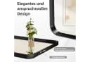 TLGREEN Wandspiegel 90x60cm Luxus Rechteckiger Badezimmerspiegel Schwarz Bild 3