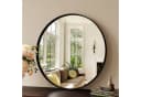 TLGREEN Wandspiegel Rundspiegel Ø60/80cm Schwarz Bild 1