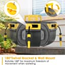 TLGREEN Gartenschlauch 30m mit Aufroller 180° schwenkbar Bild 5