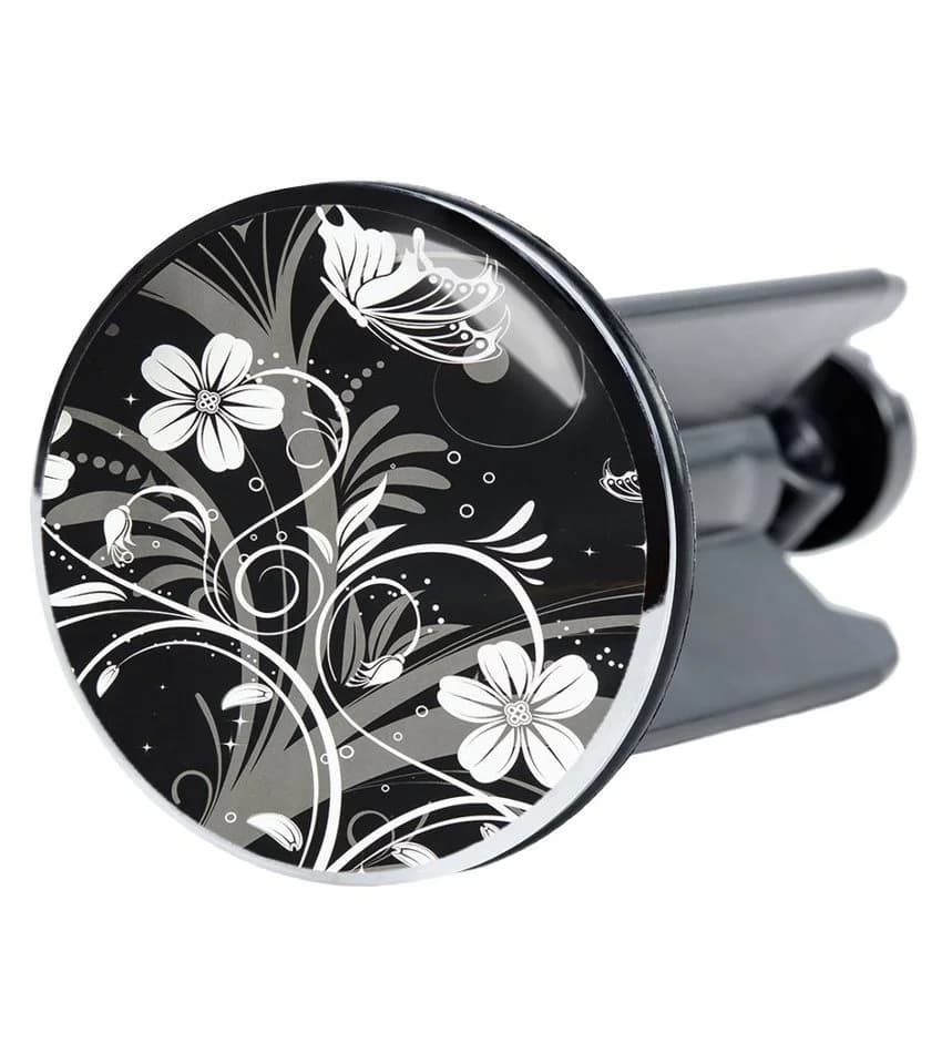 Sanilo Waschbeckenstöpsel White Flower, Ø 4,0 cm, universell, 100% wasserdicht - Bild 2