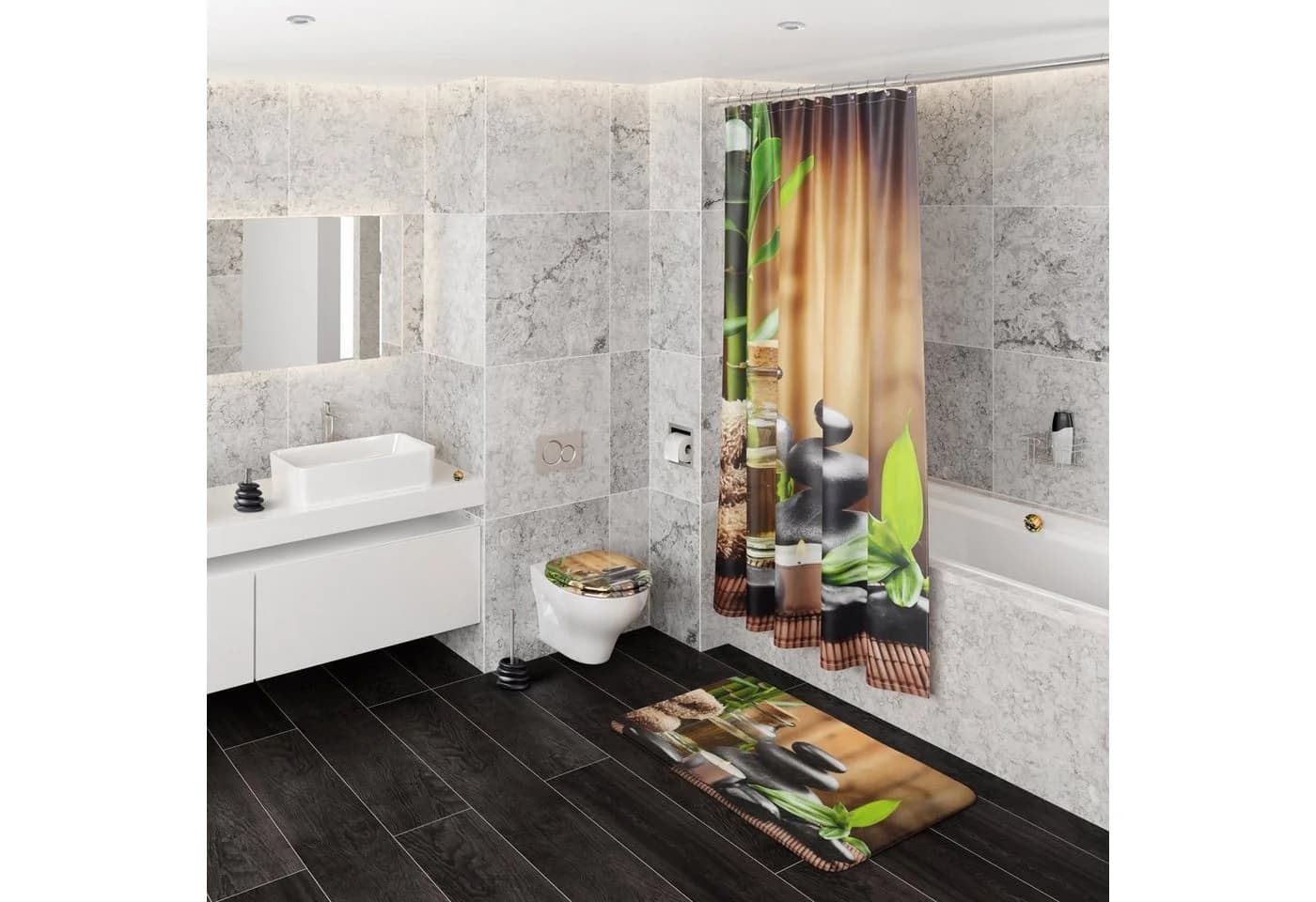 Sanilo Waschbeckenstöpsel Spa Ø 4,0 cm Grün Hochwertig Universell Mit Motiv 100% Wasserdicht - Bild 4