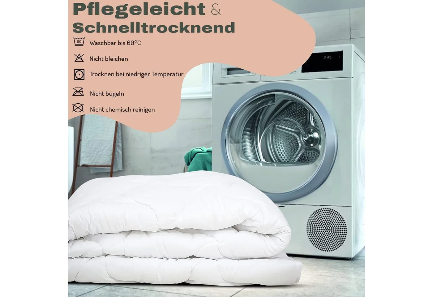 Bettdecken und Kopfkissen aus Mikrofaser und Hohlfaser - Bild 5