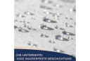 Livessa Matratzenschutzbezug 2in1 Spannbettlaken Wasserdicht Grau Baumwolle Bild 3
