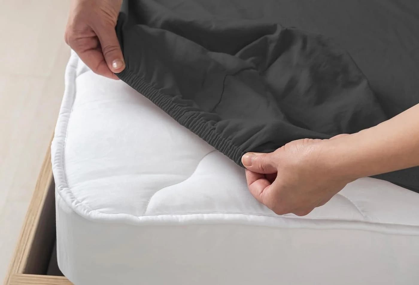 Livessa Spannbettlaken Jersey 100% Baumwolle Atmungsaktiv Weich OEKO-TEX - Bild 3