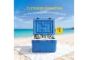 FOHERE Kühlbox 66 Liter Blau Tragbar Bild 1