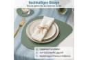 Youyijia 6er Platzset oval abwaschbar Lederoptik PVC Bild 5