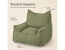 Youyijia Gartenlounge-Sessel mit Armlehnen Grün Chenille Bild 3