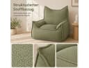 Youyijia Gartenlounge-Sessel mit Armlehnen Grün Chenille Bild 4