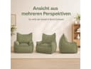 Youyijia Gartenlounge-Sessel mit Armlehnen Grün Chenille Bild 5