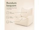 Youyijia Gartenlounge-Sessel Beige mit Armlehnen Bild 3