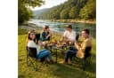 Youyijia Klapptisch Outdoor Set 5-tlg. Metall Bild 1