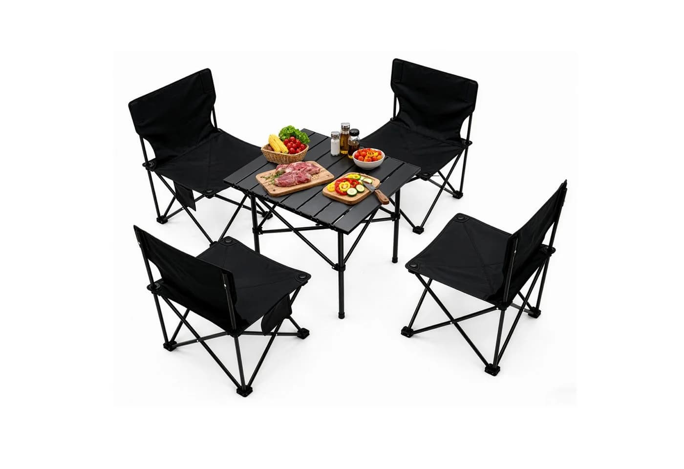 Youyijia Klapptisch Outdoor Set 5-tlg. Metall - Bild 2