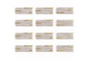 Youyijia 3D Wandpaneel 12pcs Selbstklebende Wandfliesen Grau/Gold Marmoroptik Bild 2