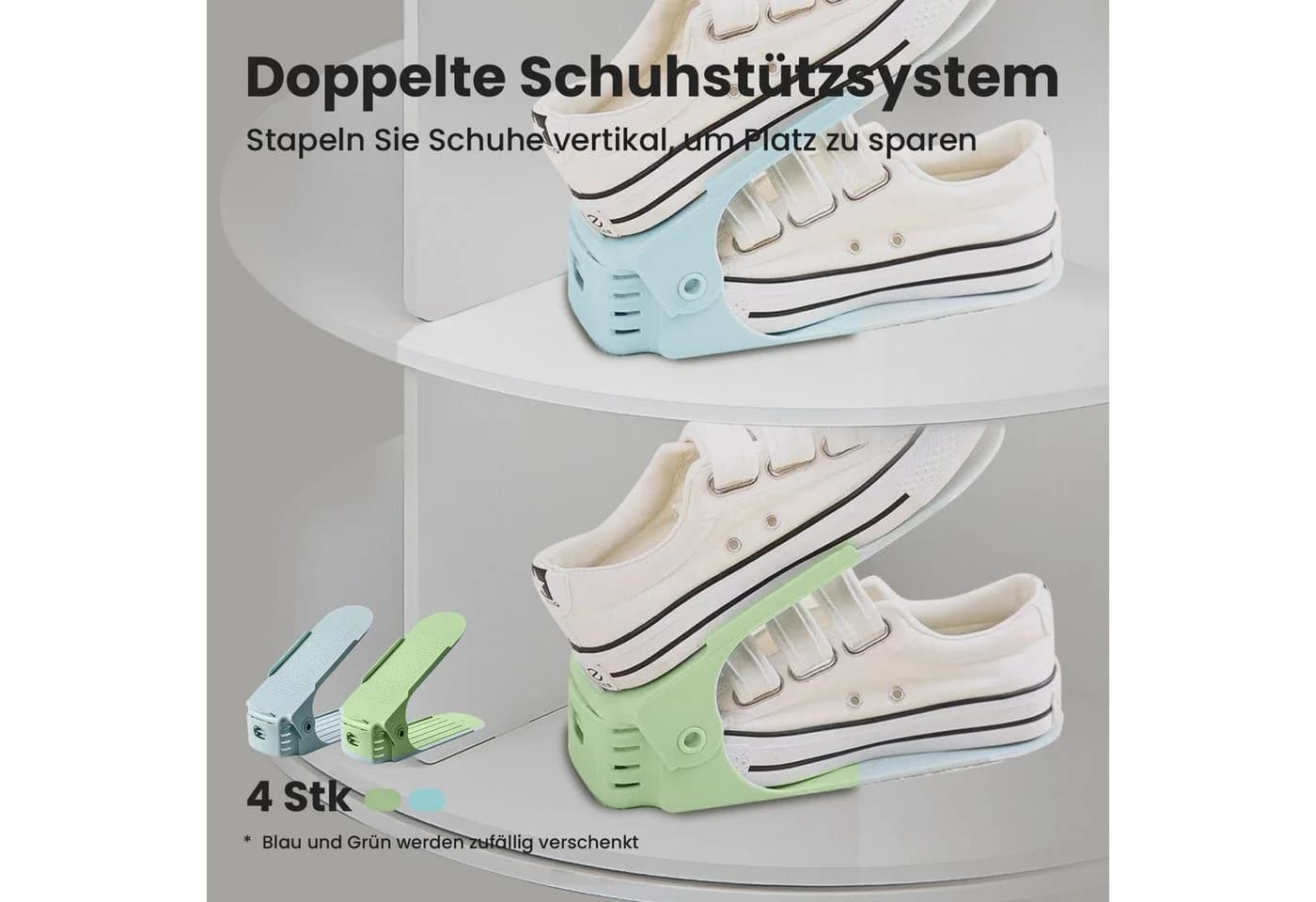 Youyijia Schuhschrank 5 Etage Drehbar 20 Paar