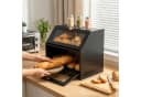 Youyijia Brotkasten aus Bambus mit integriertem Schneidebrett Bild 1