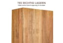 Youyijia Aufbewahrungsbox aus Holz mit Deckel, 9 Fächer für Tee & Kaffee Bild 1