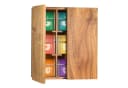 Youyijia Aufbewahrungsbox aus Holz mit Deckel, 9 Fächer für Tee & Kaffee Bild 2